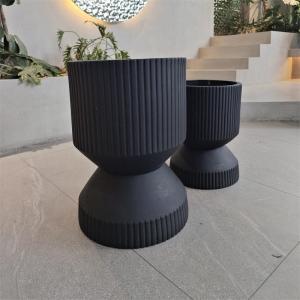Wholesale Drainage Holes Reinforced Clay Planter Fiber Clay For Stronger Plant Growth from china suppliers