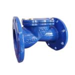Ductile Iron Rubber Flapper Check Valve Flanged Swing Check Valve