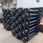 Trailer Parts in 3500 lb 5 lug Electric Brake Trailer Axle Assembly