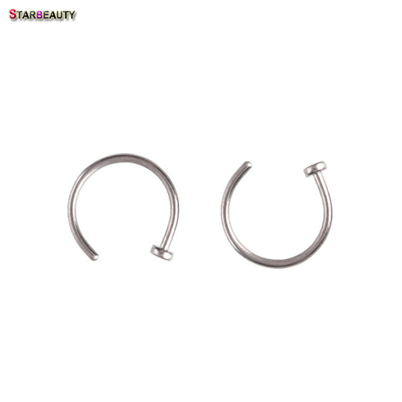 Fake Nose Ring Lip Ring C Clip Kylie lip Piercing Burun Nose Rings Hoop for Women Neuspiercing Body Jewelry