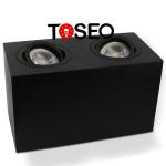RoHS LED Ceiling Spotlights Surface Mounted Indoor Led Twin Head Spotlights