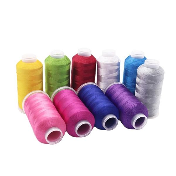 OEM ODM 120/2 4000yard 100% Polyester Embroidery Thread for High Temperature