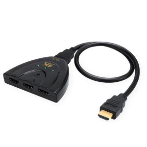 Wholesale 3D Mini 3 Port 4k Hdmi Splitter , 3 In 1 Out Hdmi Port Hub For DVD HDTV from china suppliers