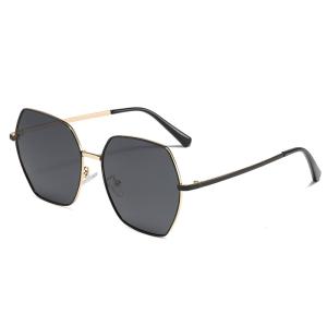 Wholesale Personalized Polygonal Metal Frame Sunglasses Eye Protection OEM from china suppliers