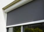 Integrated Windproof Roller Blinds Facade Sunshade Motorized Roller Shades