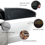 Uv Protection Car Sun Visor Mesh For Baby Sedans Rear Window Sun Proof