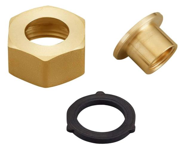 Quality Brass Threaded Hose Connector , 1/4" NPT To 3/4 Inch Female GHT Garden Hose Pipe Fitting for sale