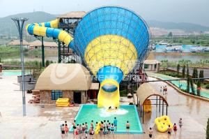 Wholesale Customized Fiberglass Water Slides for Family / Aqua Play Water Park from china suppliers