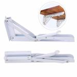 Process Stamping Heavy Duty Metal Folding Shelf Brackets Triangle Table Bench