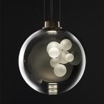 Modern Glass Pendant Lamp Creative Kitchen Island Lamp Dining Room Bedroom Soap
