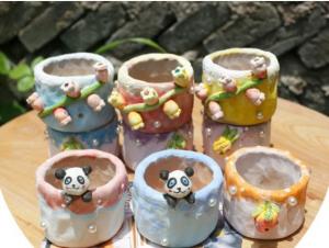 Wholesale Succulent Plant Mini Ceramic Pot for Home and Garden Decoration from china suppliers