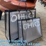 Gift Bag, Promotional Clear Transparent PP Shopping Bag Hard Plastic Bag, Pp
