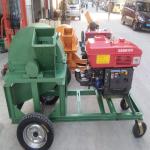 Poultry Bedding Wood Sawdust Crusher / Wood Shaving Baling Machine