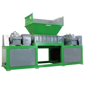 Wholesale 3300KG Weight Double Shaft Tire Crusher Tires Mini Coconut Waste Wood Shredder Machine from china suppliers