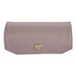 Water Proof Roll Leather Jewelry Bag Button Locked Lightweight Durable