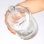 750ml Extra Flint Clear Square Glass Bottle for Spirits Liquor Gin Vodka Brandy