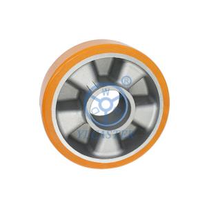 Wholesale 6 Inch Polyurethane Flat Single Wheels For Heavy Duty Industrial Casters from china suppliers