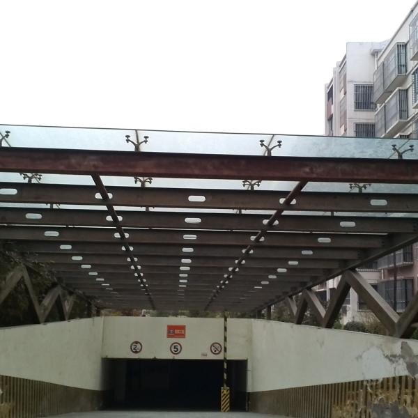 Prefabricated Q345 Polycarbonate Roof Dome Skylight 960mm Customized