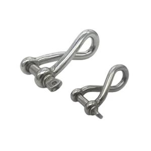 Wholesale Customized Stainless Steel 304 / 316 Twisted Shackle With Screw Pin Non-standard from china suppliers
