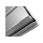 4 straps loaf tray nonstick Alumminum steel loaf tray with coating bread pan