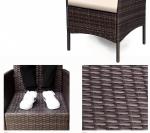 China Factory Wholesale Rattan Sofa Waterproof Design Indoor Outdoor Sofa Table