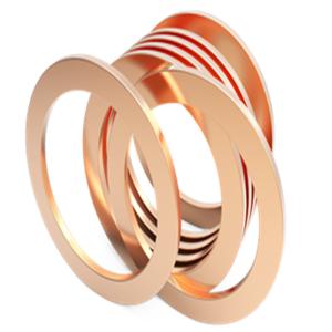 Wholesale Graphite Flat Metal Ring Gasket OEM ODM For Pipe Fittings from china suppliers