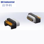 4Pin 2.54mm Pitch Male Female 3Amp 700gf Magnetic Pogo Pin Charger Connector