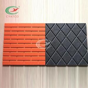 Wholesale Recycled Indoor 3D Acoustic PET Felt Panels Engraved Multipurpose from china suppliers