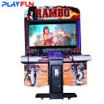 Coin operated Arcade 55 inch LCD Rambo gun shooting simulator game machine Rambo