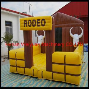 Wholesale Best design cheap inflatable mechanical rodeo bull with gravity sensor from china suppliers