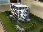 Acrylic Plastic Residential Building Model For Real Estate Display 1 . 2 * 1M