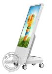 Full HD 1080p Kiosk Digital Signage Semi-Outdoor Mobile Kiosk 32'' With Battery