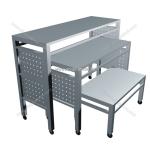 Wood display shelf clothes/shop clothes shelf