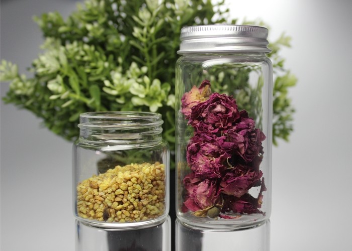 Various Specifications of Transparent High Borosilicate Thread Mouth Bottle