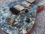 Custom Earts Electric Guitar with African Mahogany Body Black Hardware