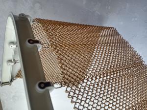 Wholesale Gold Color Architectural Metal Mesh Curtain Aluminium Material For Decoration from china suppliers