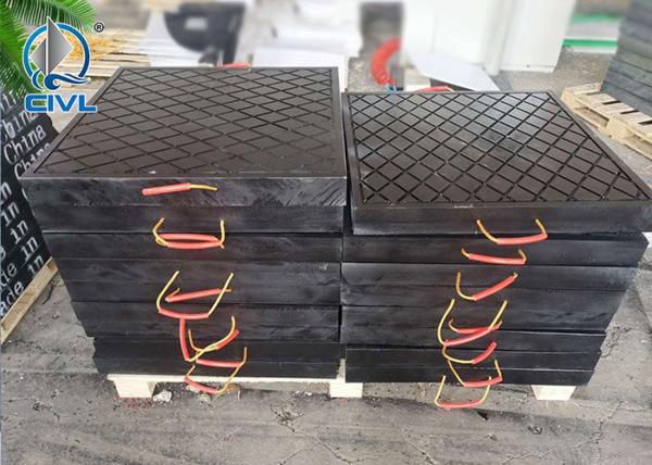 Crane Wear Pad / UHMWPE Cushion Block / Crane Pump Truck Outrigger Base Plate