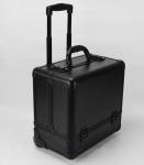 Black Small Rolling Makeup Trolley Case Size 360 * 250 * 360mm / Aluminum Pro