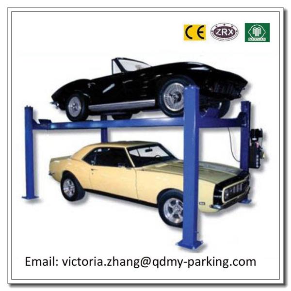 On Sale! 3600kg Four Post Parking System for SUVS Storage Double Parking Car