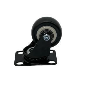 Wholesale 2 Inch PU Swivel Plate Caster Wheels For Furniture Load 60KG from china suppliers