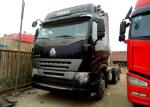 6X4 HOWO Heavy Duty Tractor Trucks , 4 Stroke Electronic Fuel Injection Diesel