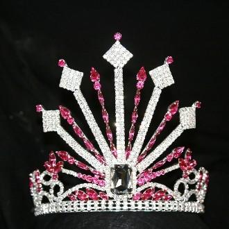 Middle sizes rhinestone holiday crowns and tiaras wholesale supplier of pageant
