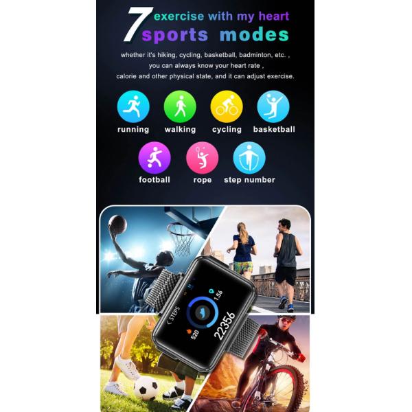 TWS Sport Smart Bracelet 2 In 1 TWS MP3 Ble Band With Earbuds Wristband Health Monitoring