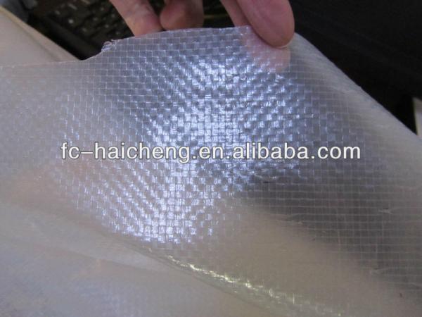 uv resistant plastic greenhouse tarpaulin, PE transparent fabric to cover cherry