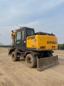Wholesale Hyundai 150W-7 Second Hand Excavator With 84KW Engine Power And 135000KG Operating Weight from china suppliers