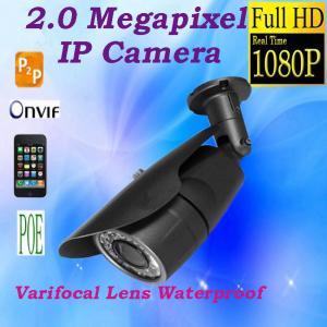Wholesale 1080P Full HD IP Camera Outdoor Varifocal Lens infrared Bullet CCTV Camera system from china suppliers