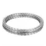 2.5mm Wire Diameter Barbed Concertina Fencing BTO 22 Razor Wire Fence for Sea
