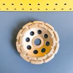115mm 4-1/2 In. Double Row Diamond Cup Wheel For Stone Double Diamond Cup