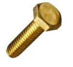 Brass Hex Cap Bolt Copper Fasteners DIN933 DIN931 Hex Bolt With Stock