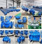 Flange Type Resilient Seated Handwheel Rising Stem Sluice Gate Valve for